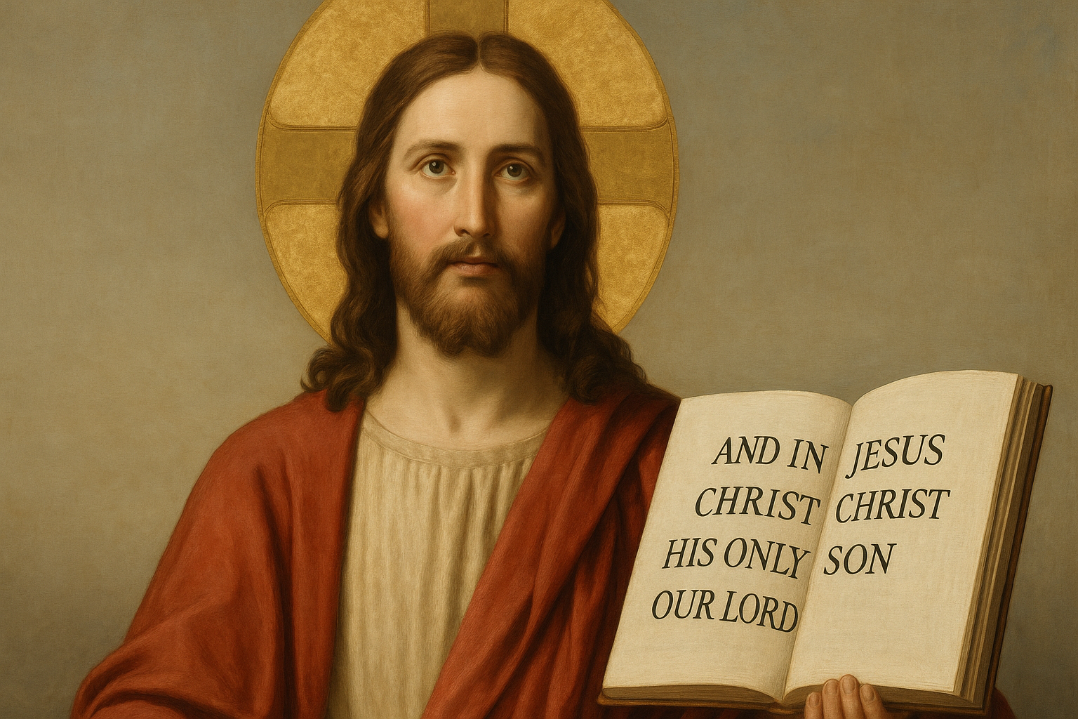 AND IN JESUS CHRIST HIS ONLY SON OUR LORD