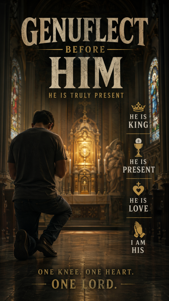 Why Catholics Genuflect: A Simple Gesture, A Profound Encounter