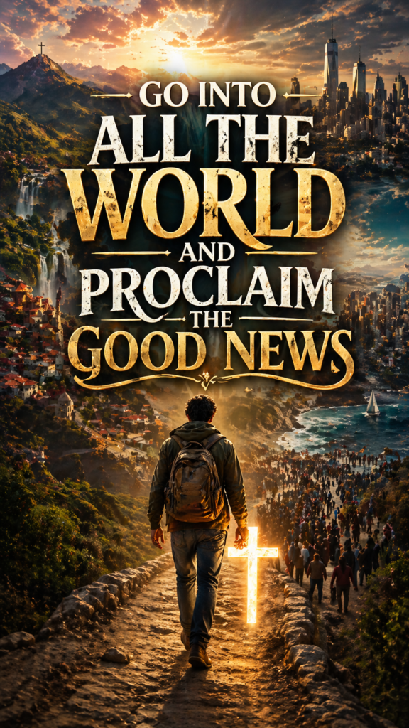 GO INTO ALL THE WORLD AND PROCLAIM THE GOOD NEWS