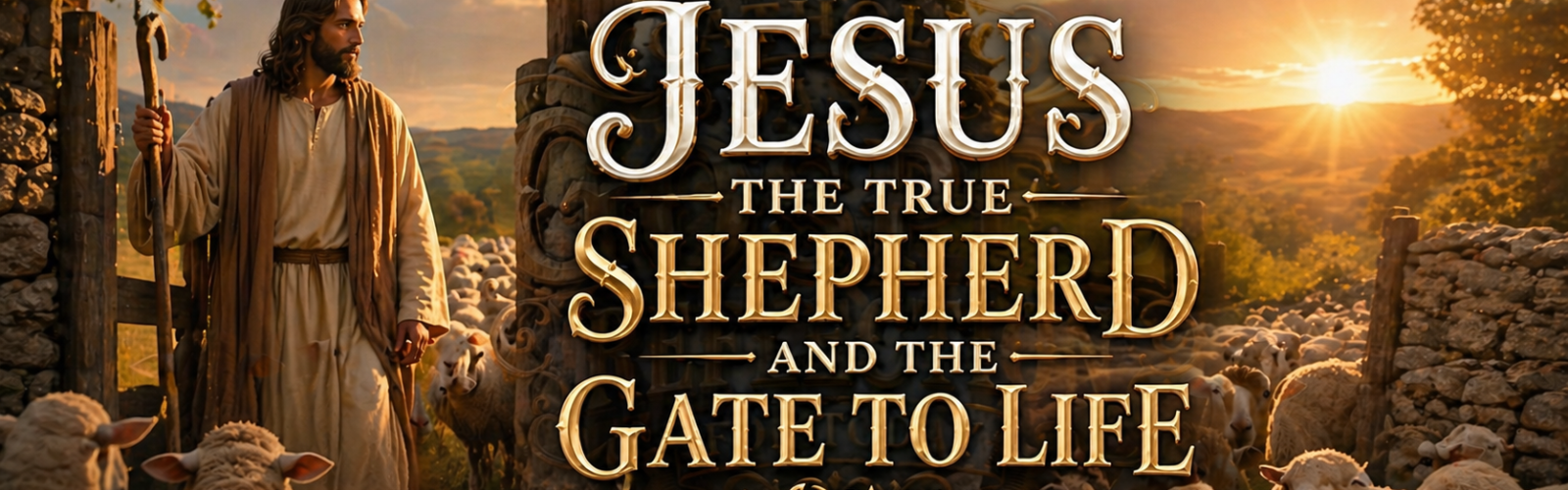 JESUS THE TRUE SHEPHERD AND THE GATE TO LIFE