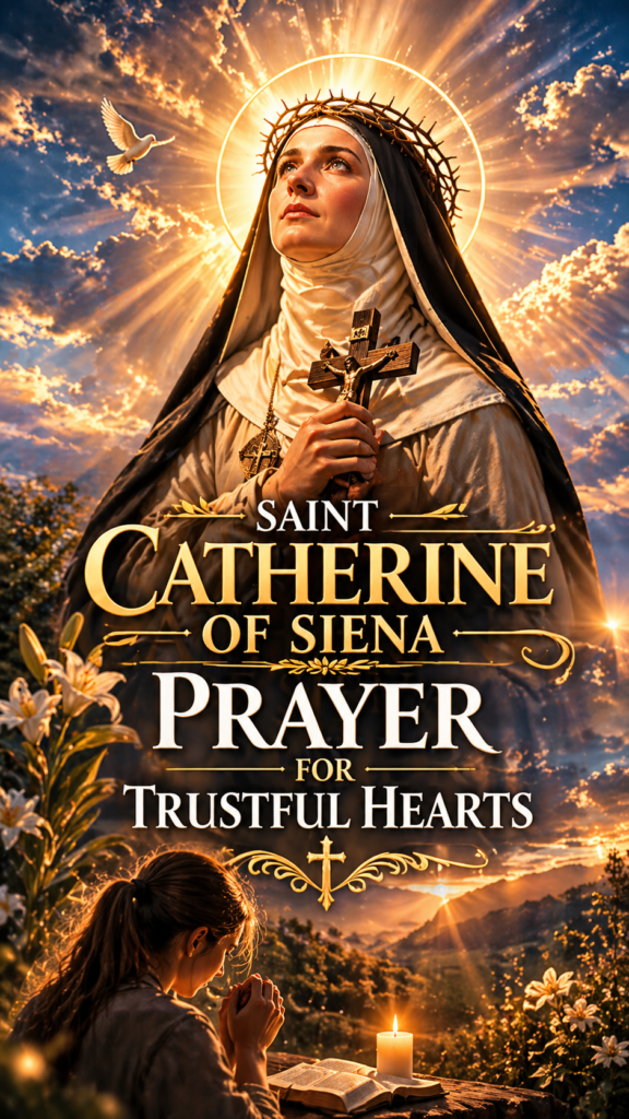SAINT CATHERINE OF SIENA PRAYER FOR TRUSTFUL HEARTS