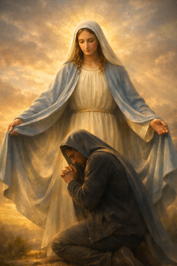 MANTLE OF MERCY, HOLY MOTHER
