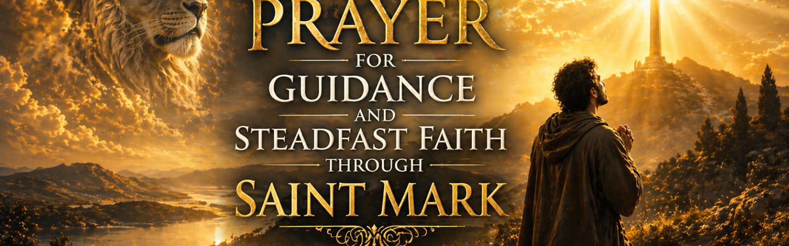 PRAYER FOR GUIDANCE AND STEADFAST FAITH THROUGH SAINT MARK