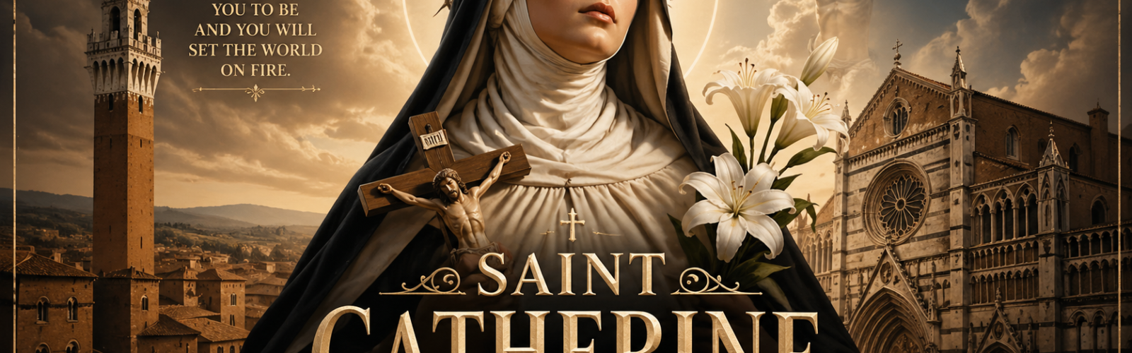 SAINT CATHERINE OF SIENA: A FIRE OF DIVINE LOVE IN A TROUBLED WORLD
