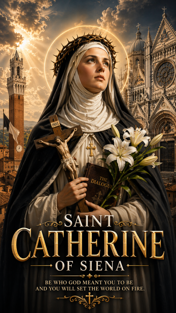 SAINT CATHERINE OF SIENA: A FIRE OF DIVINE LOVE IN A TROUBLED WORLD