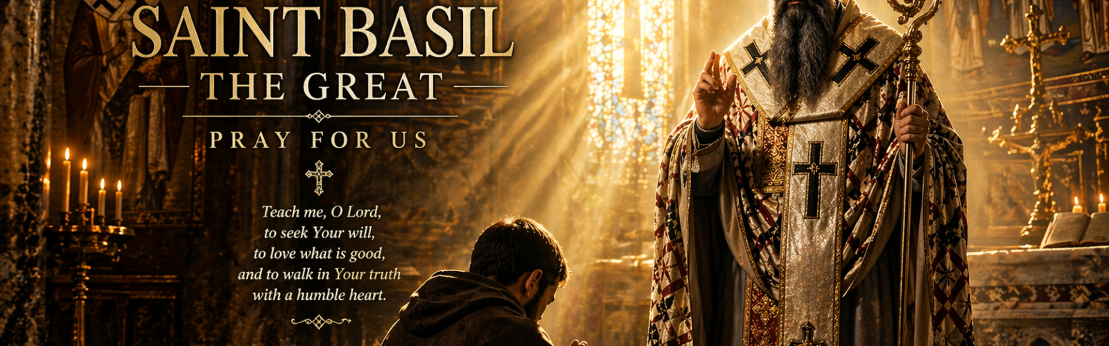 A PRAYER FOR WISDOM AND HOLINESS THROUGH SAINT BASIL THE GREAT